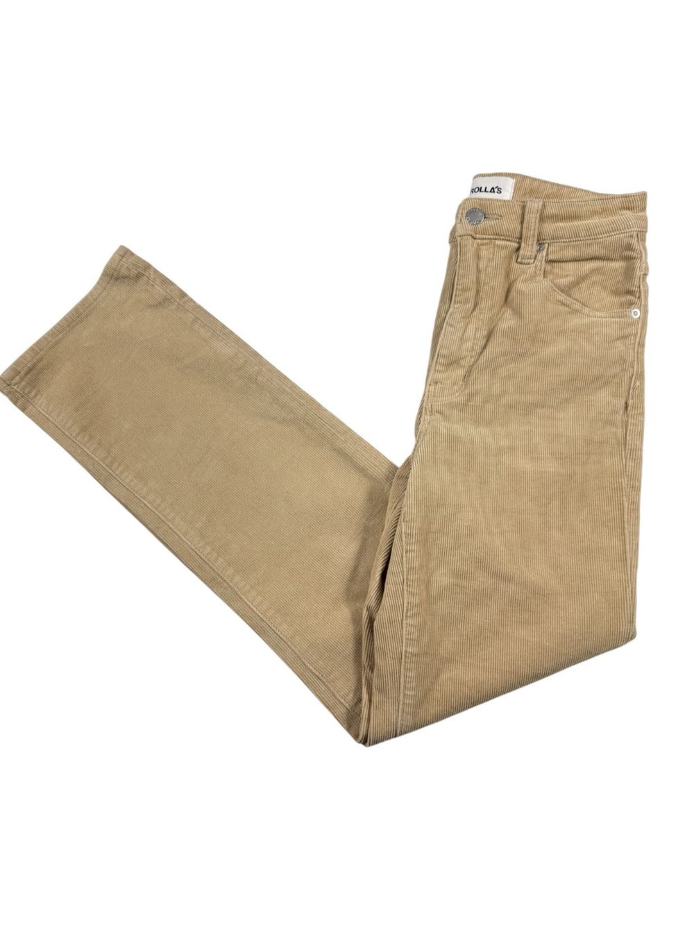 Rolla’s Corduroy High Rise Straight pants, 26.